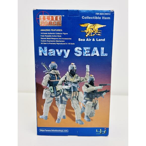 Bbi Elite Force 1:6 Navy Seal Team 8 "Shark" 12" Figure 34221 New - Picture 6 of 9